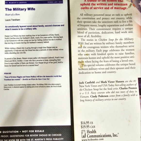 "CHICKEN SOUP/MILITARY & MILITARY WIFE" - Picture 2 of 7